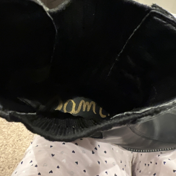 Sam Eldelman Black Leather Biker Boots Size 8 - Picture 7 of 7